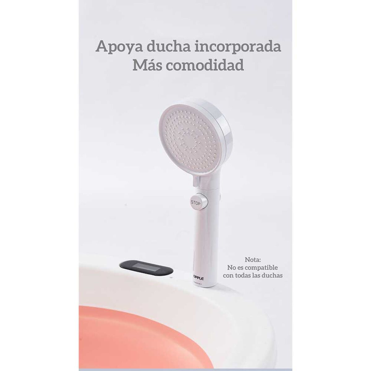 Bañera Plegable con Cojín y más Accesorios Rosada Lubabycas