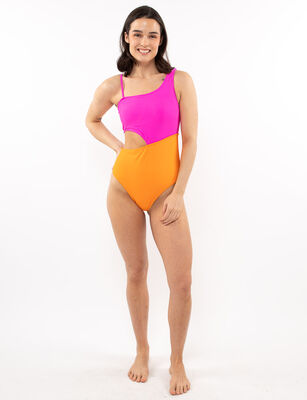 Imagen 2 del producto Traje de Baño Estampado Mujer Icono Fucsia