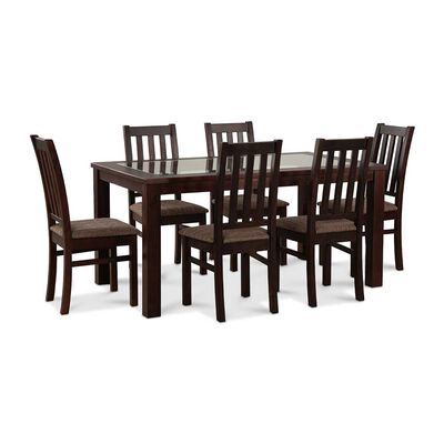 Imagen 1 del producto Juego de Comedor CIC Ñuble 6 Sillas Chocolate