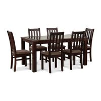 Juego de Comedor CIC Ñuble 6 Sillas Chocolate