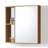 Botiquin Baño Aluminio Imitacion Madera