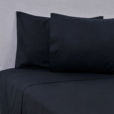 Imagen 1 del producto Juego de Sábanas Mashini 144 Hilos Súper King Liso Negro