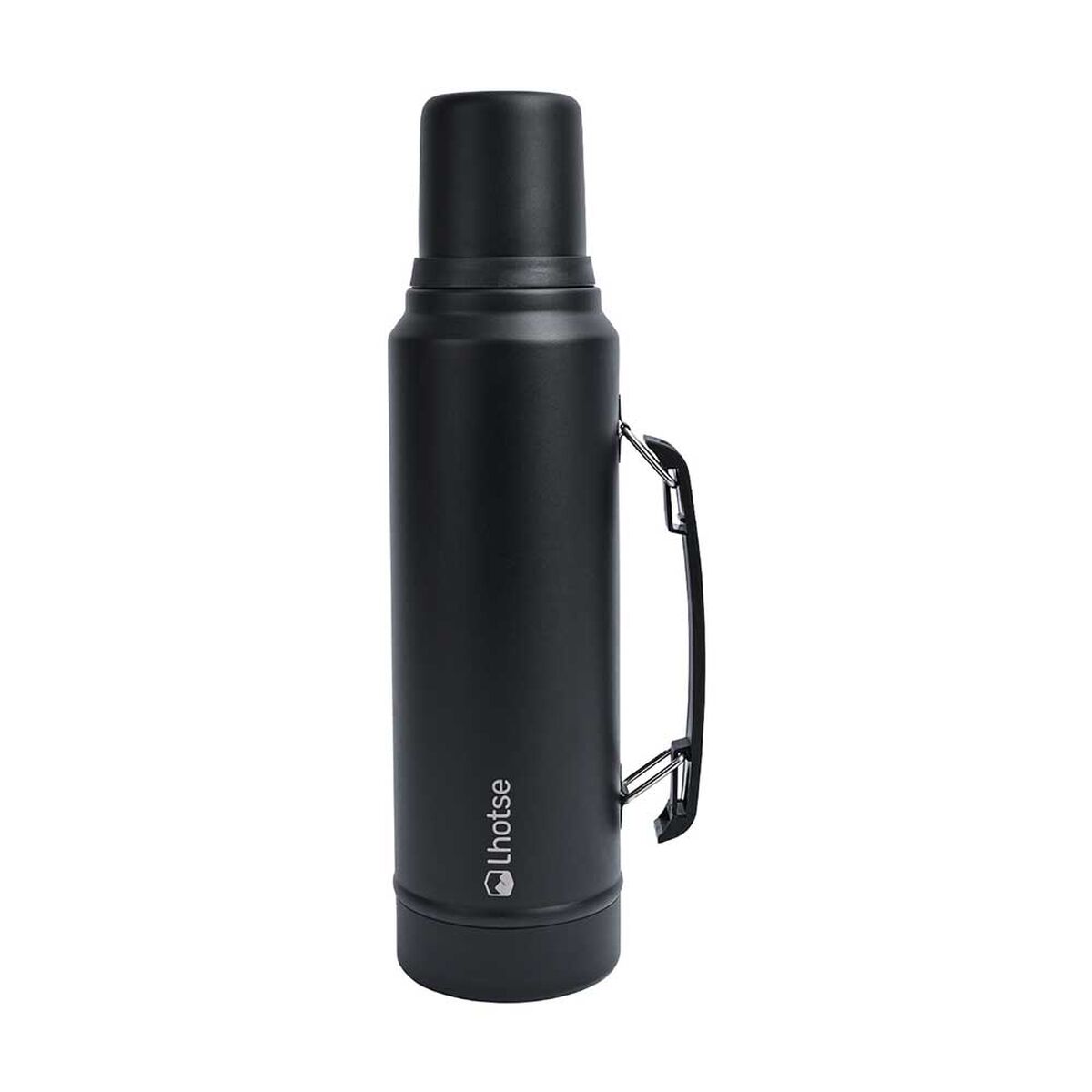 Pack Termo + Mate Lhotse Classic 1,3 lts. Negro y Rojo