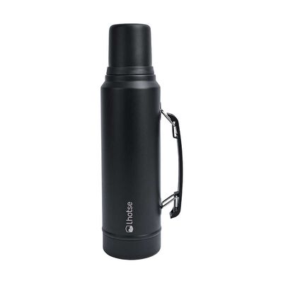 Imagen 2 del producto Pack Termo + Mate Lhotse Classic 1,3 lts. Negro y Rojo