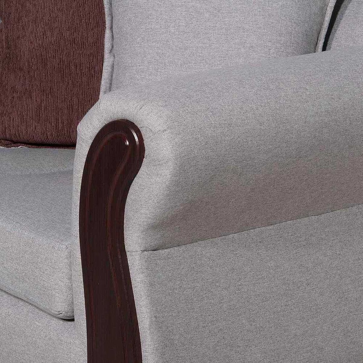 Sof&aacute; Black Factory Barcelona 2 Cuerpos Crema