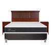 Box Spring CIC 2 Plazas New Ortopedic + Respaldo + 2 Veladores New Torino