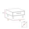 Combo Rack TV65 + Mesa de Centro TuHome Nomik Wengue Miel