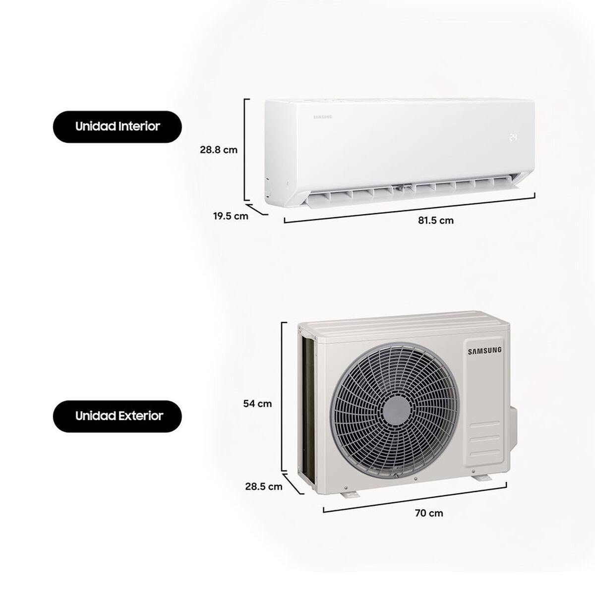Aire Acondicionado Samsung AR40H09C1AN/ZS 9000 BTU