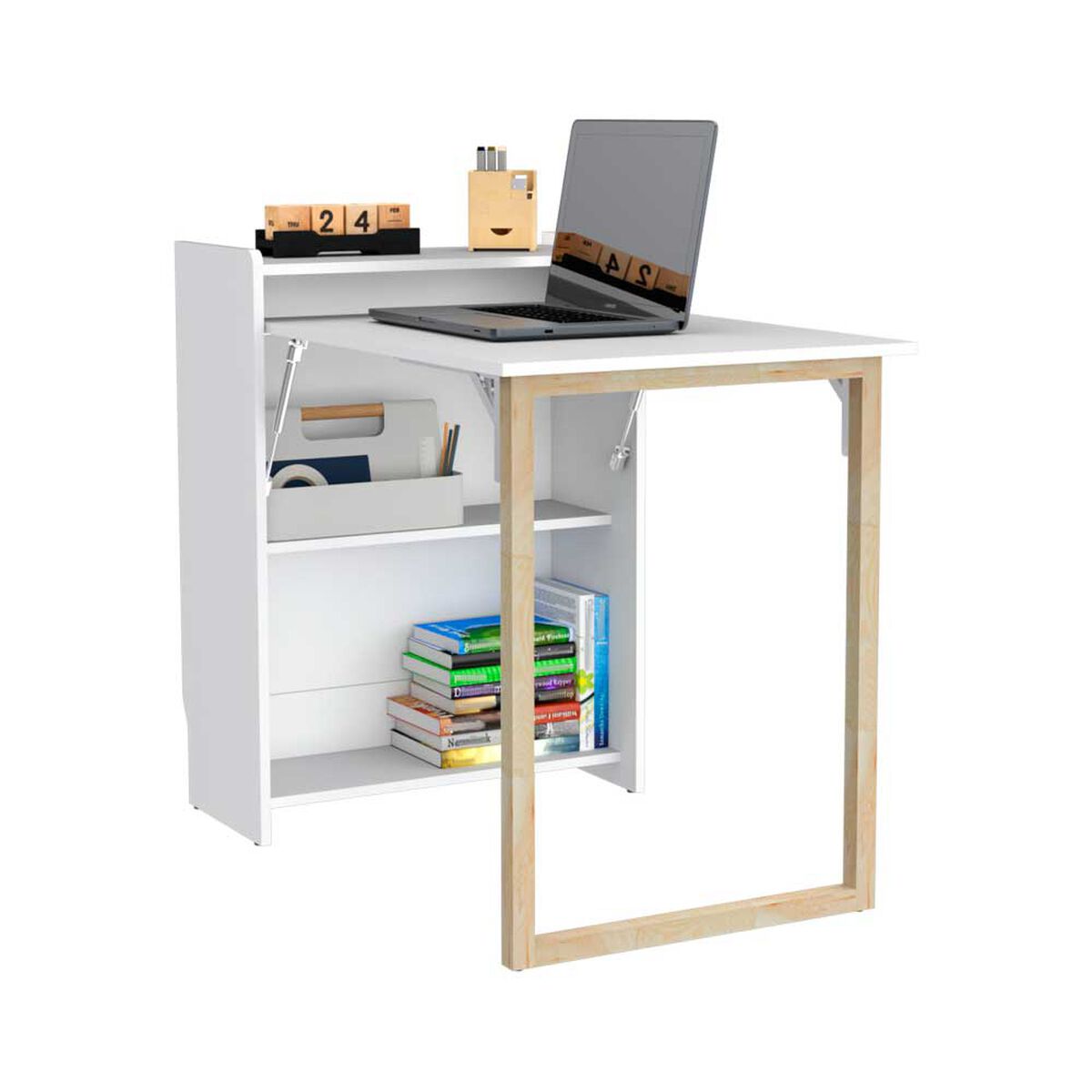 Escritorio Plegable Tuhome Lesli Blanco&nbsp;