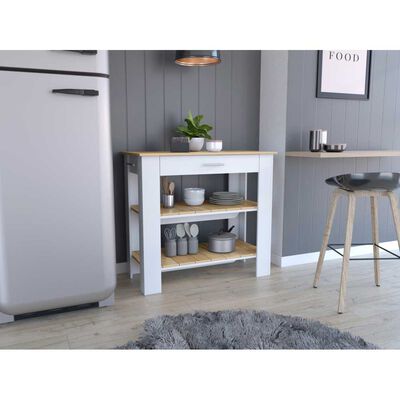 Imagen 1 del producto Isla de Cocina TuHome Cala 1 Cajón Blanco