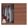Cómoda Onessta Malaga 5 Cajones 2 Puertas Jatoba