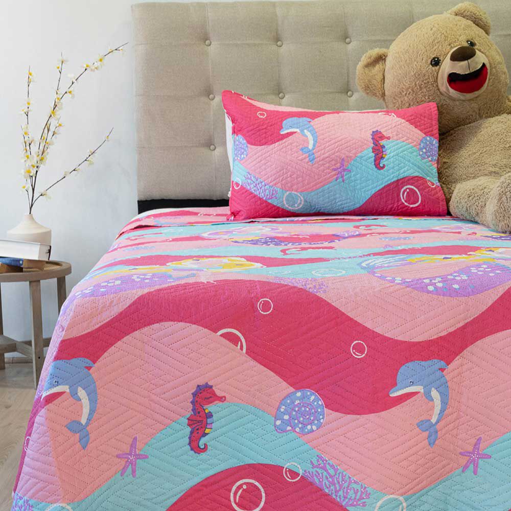 Quilt Infantil Doral 1,5 Plazas Origins Sirena