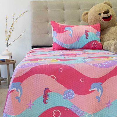 Imagen 1 del producto Quilt Infantil Doral 1,5 Plazas Origins Sirena