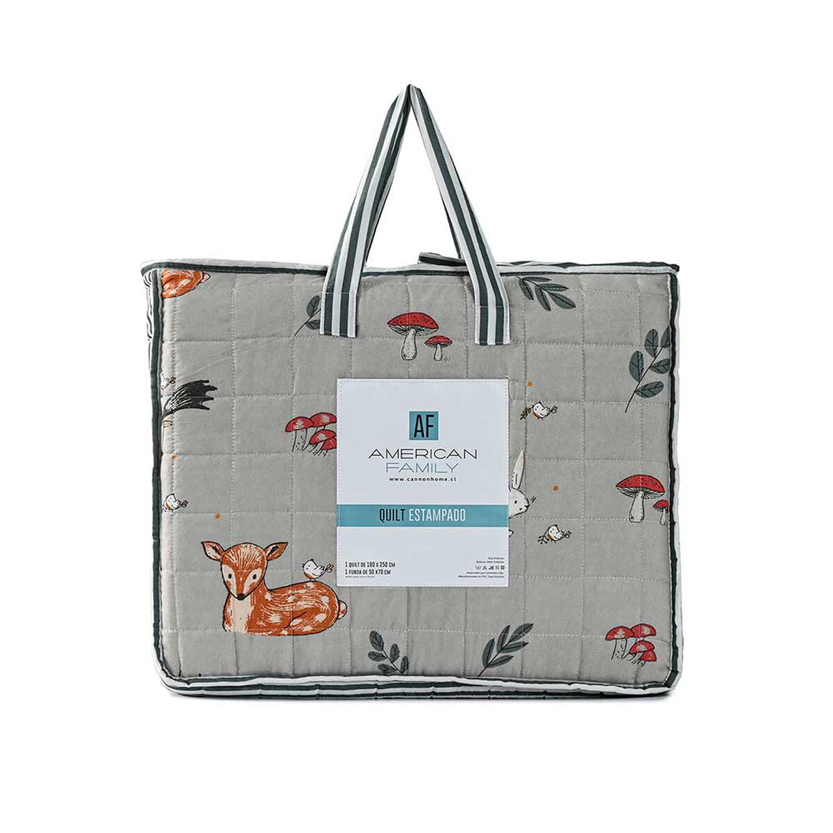 Quilt American Family 1.5 Plazas Fox