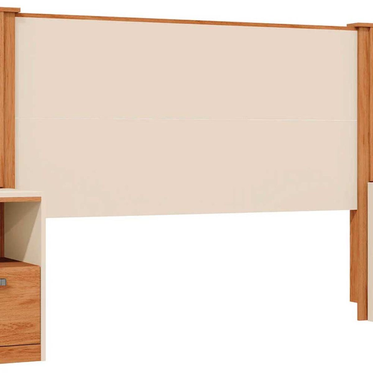 Respaldo Decocasa 1.5 Plazas Lucila + Velador