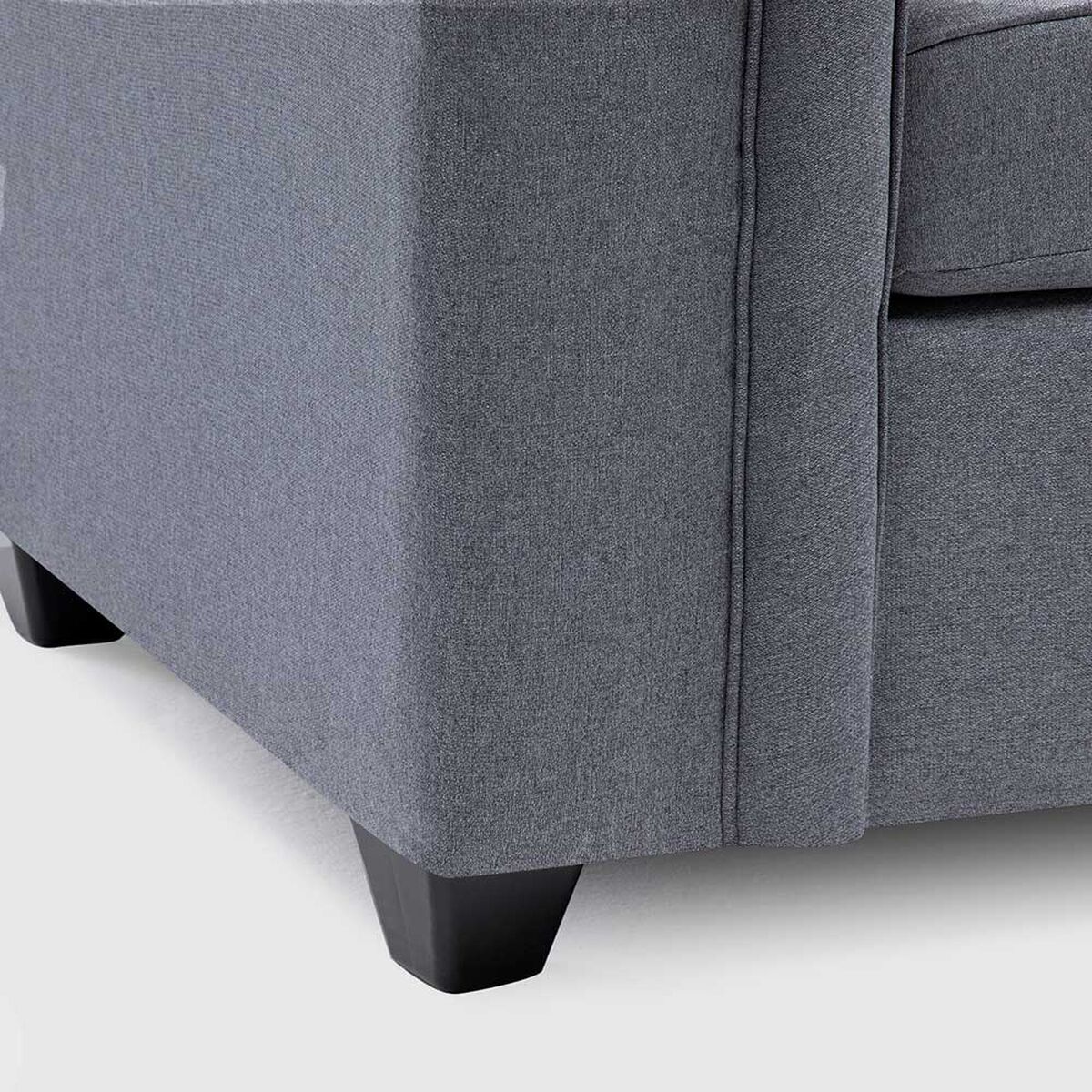 Juegos de Living Mons Sicilia Sof&aacute; 3 Cuerpos + Sof&aacute; 2 Cuerpos Gris