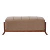 Banqueta Latam Home Marsella Tela Velvet Beige