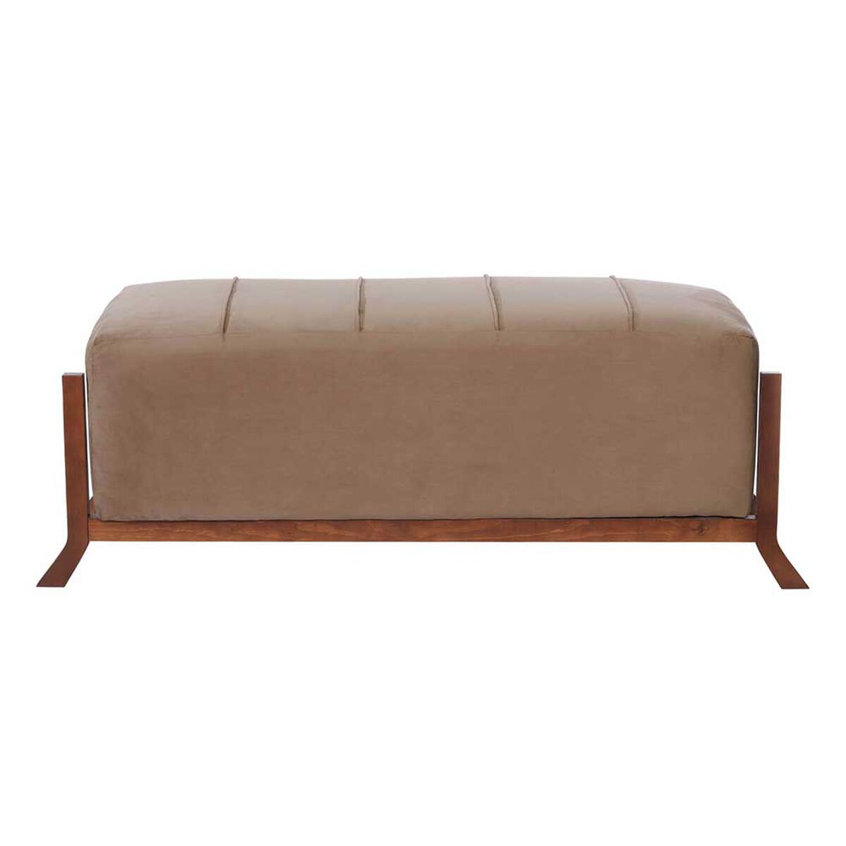 Banqueta Latam Home Marsella Tela Velvet Beige
