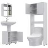 Lavamanos + Mueble Optimizador + Mueble Botiquín TuHome