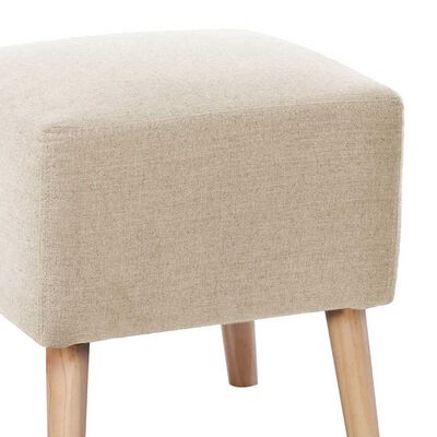 Imagen 2 del producto Pouf Latam Home Burdeos Lino Blanco