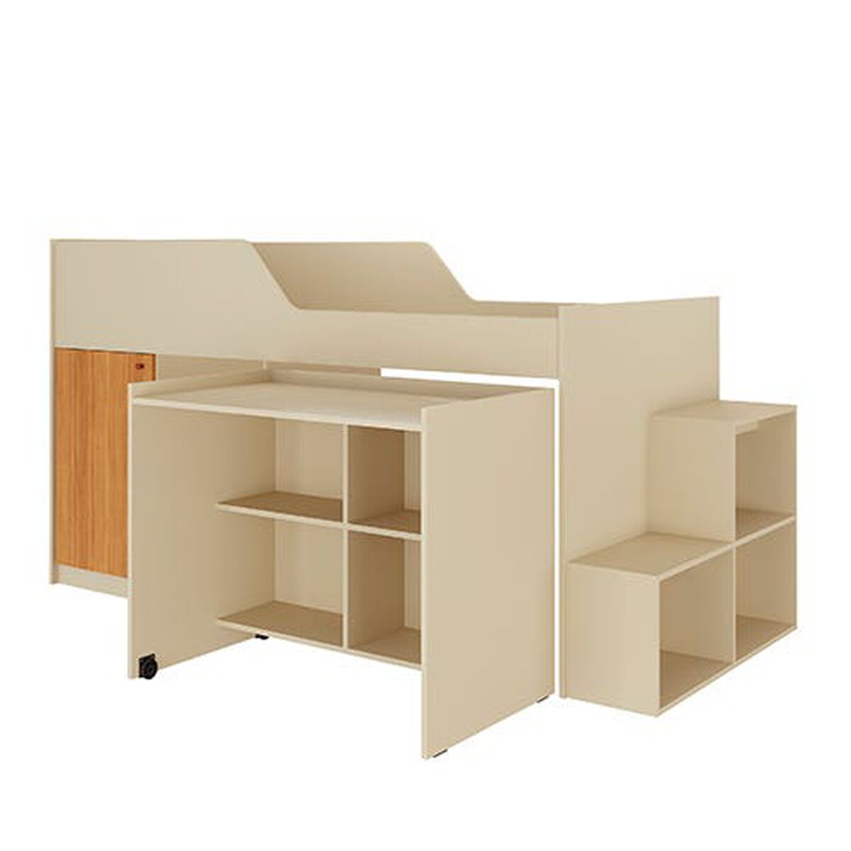 Base Cama Funcional Decocasa 1,5 Plazas Aila