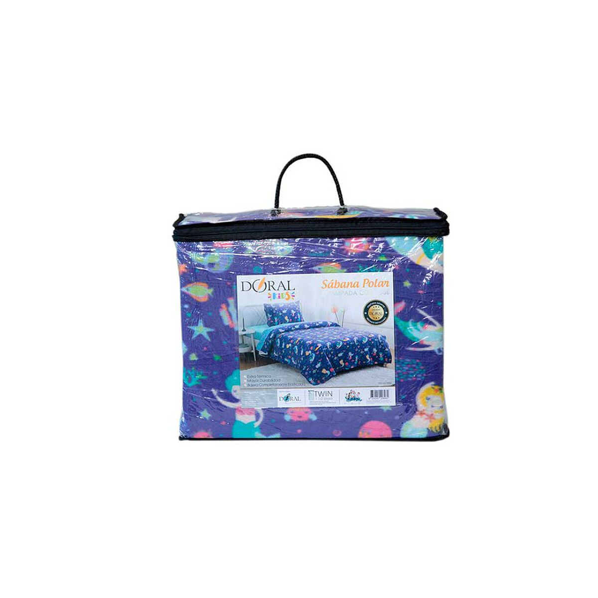 Juego de S&aacute;banas Doral 1,5 Plazas Polar Infantil Sirenas