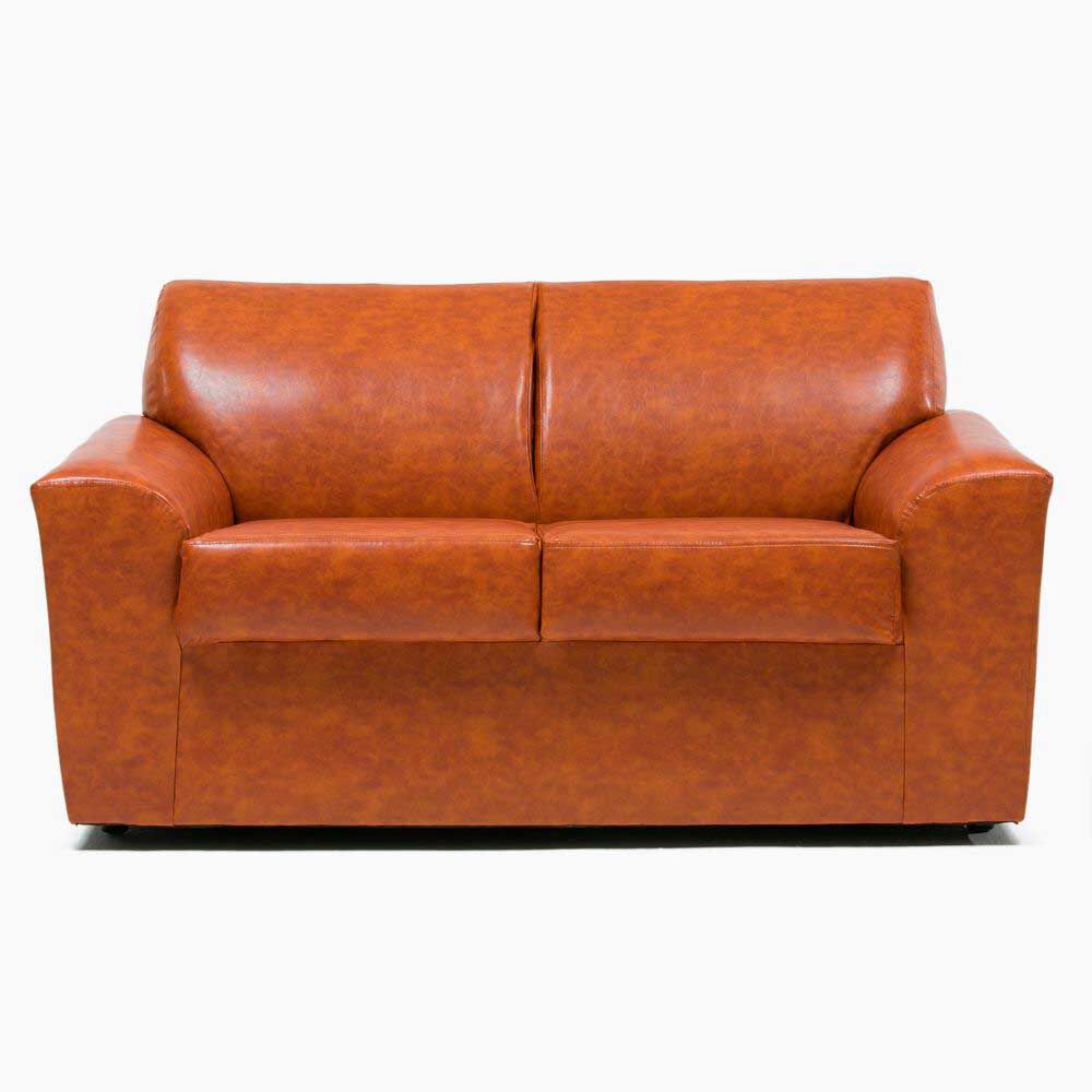 Sofá Cabsur Milan 2 Cuerpos PU Caramelo