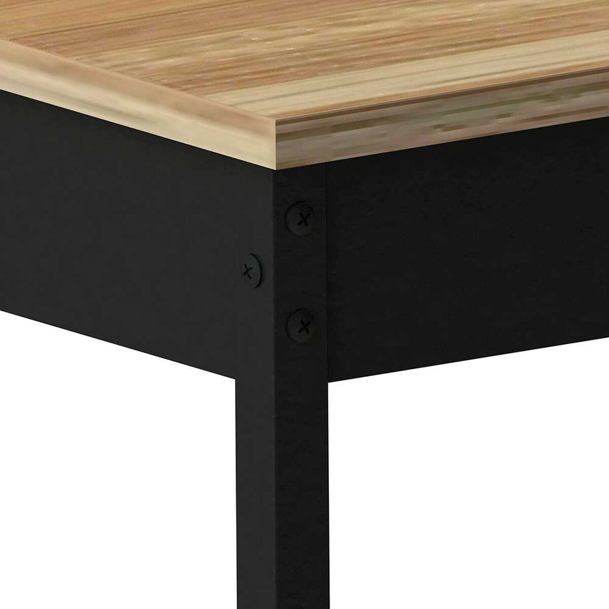 Escritorio Esquinero Vekkahome Met&aacute;lico Caf&eacute; 150X150