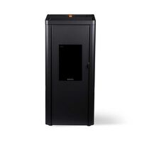 Estufa a Pellet AMG Silenzio Forgya Black Vision