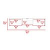 Panel TV TuHome Glen 49" Blanco