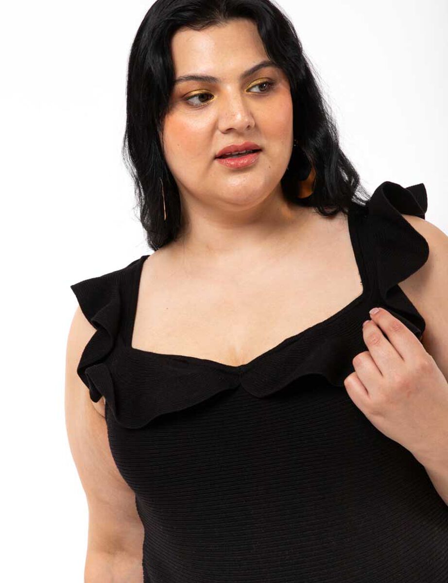 Polera Crochet Sin Mangas Mujer Extralindas