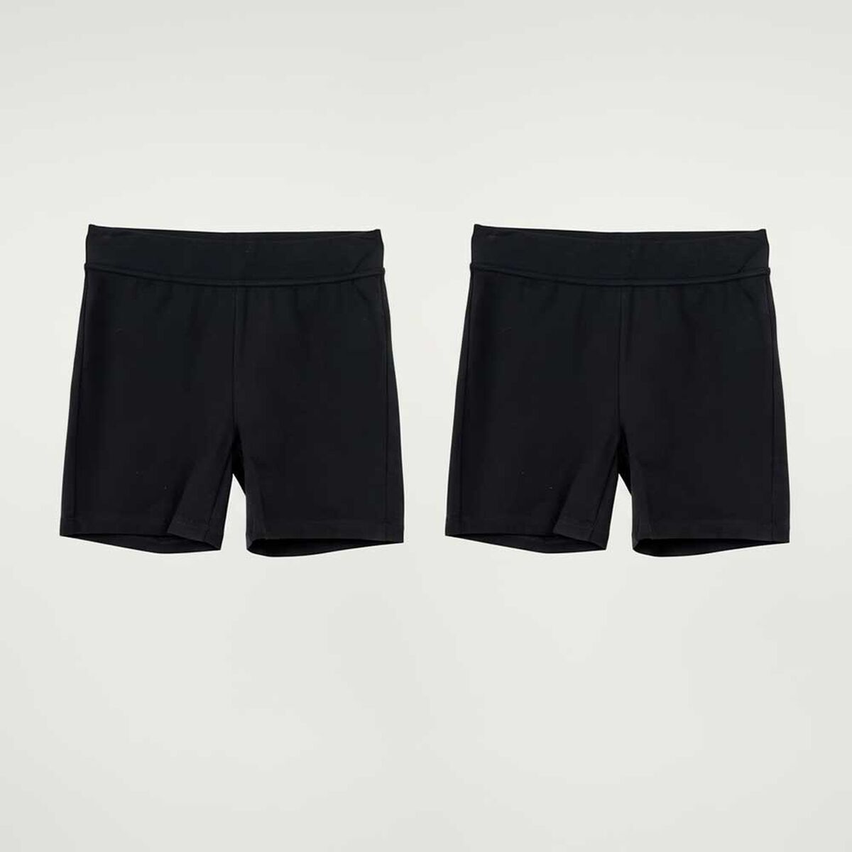 Pack 2 Calza Corta Escolar de Algod&oacute;n Ni&ntilde;a Talla 6 y 8 Crescendo