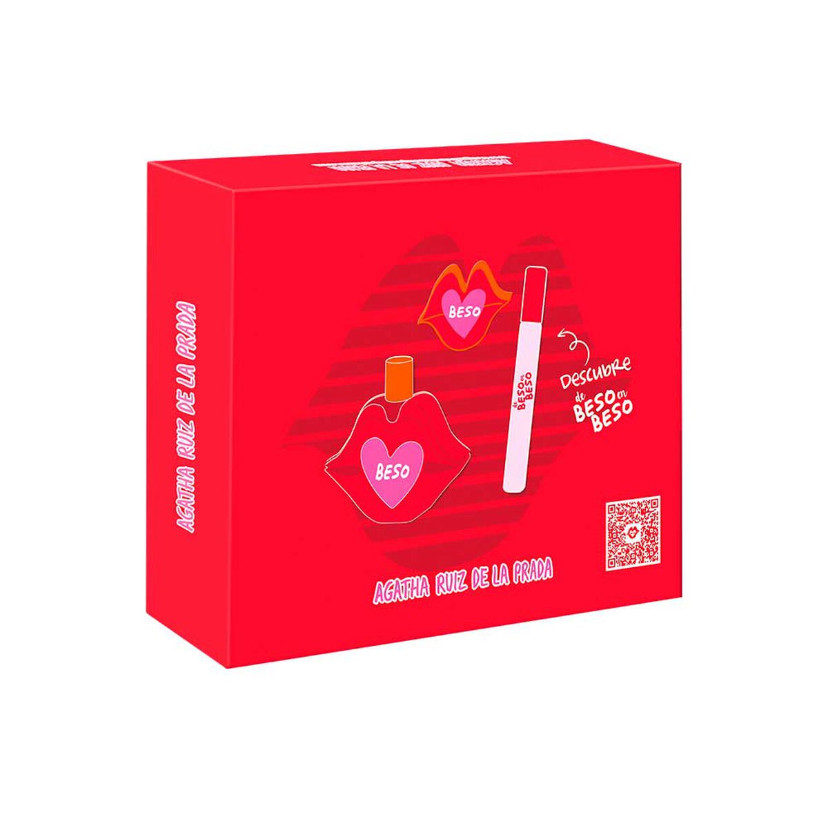 Set Perfume Agatha Ruiz de la Prada Mujer Beso Eau de Toilette 50 ml + De beso en beso Eau de Toilette 10 ml
