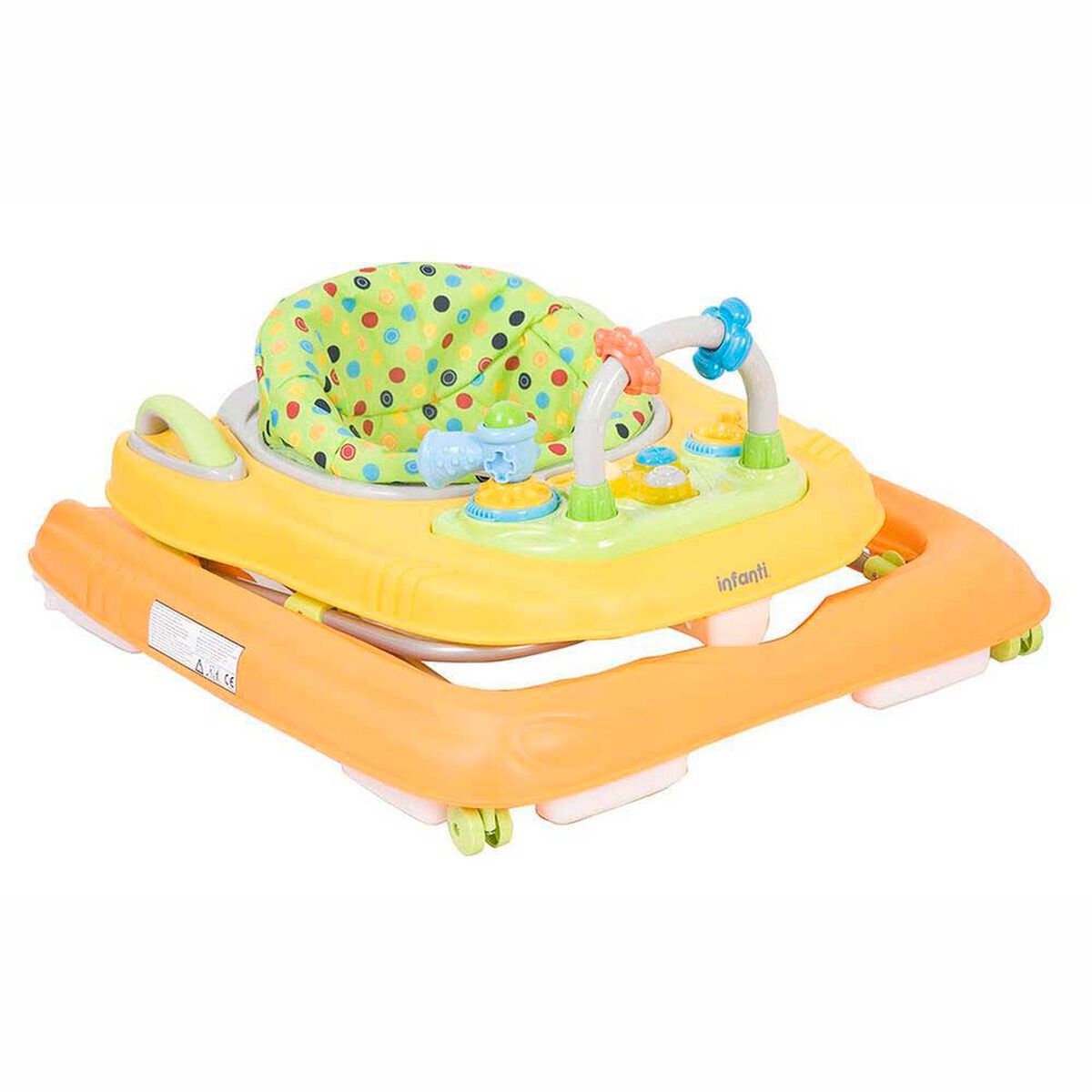 Andador Happy Step 2 en 1 BG-0416 Naranjo