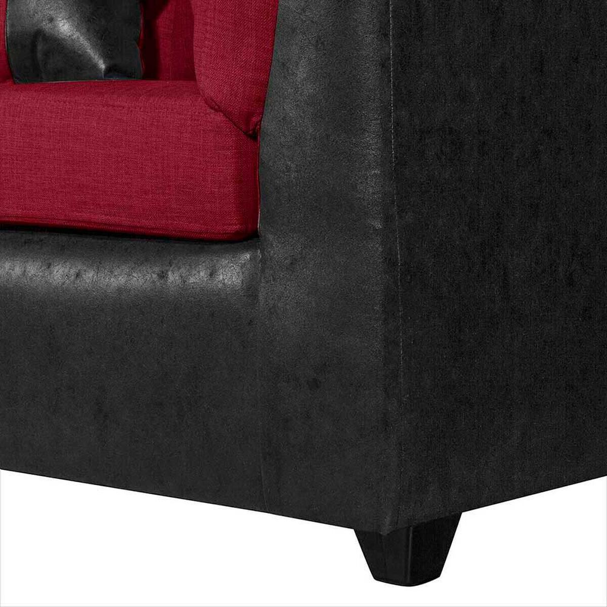 Seccional Black Factory Donato 3 Cuerpos Burdeo