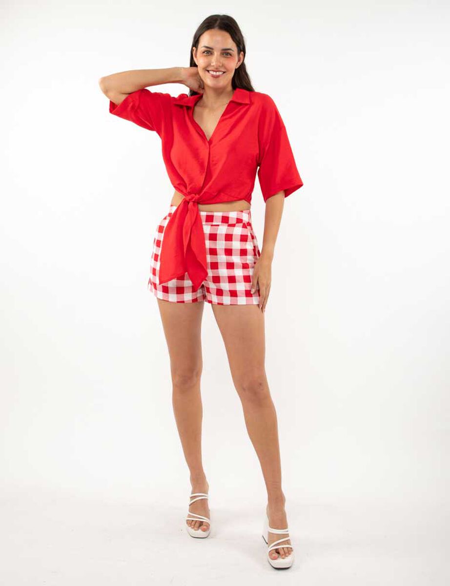 Blusa Nudo Manga 3/4 Mujer Zibel