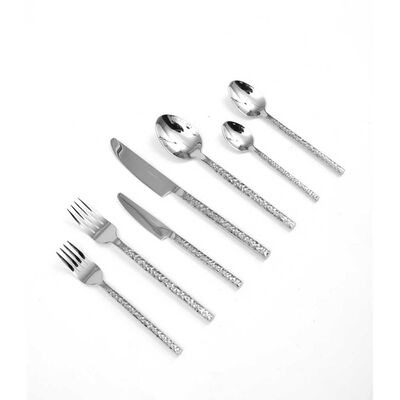 Set Cuchiller&iacute;a Hammered Coquinaria 28 Piezas