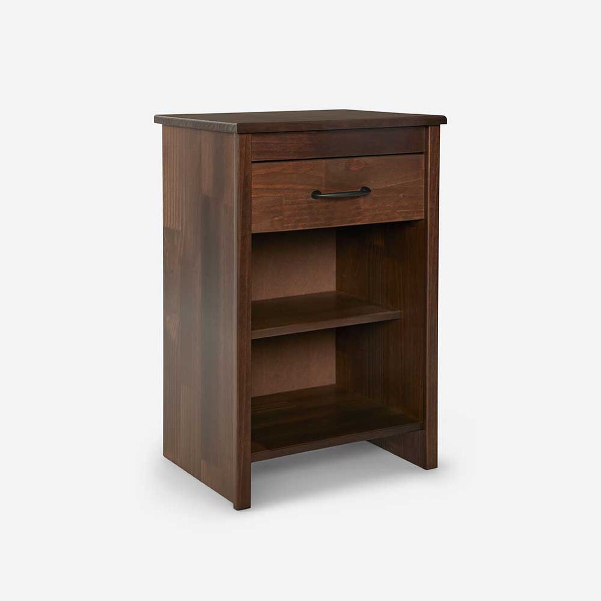 Cama Europea Rosen Base Dividida 2 Plazas Tempo + Respaldo + 2 Veladores Maurice Chocolate