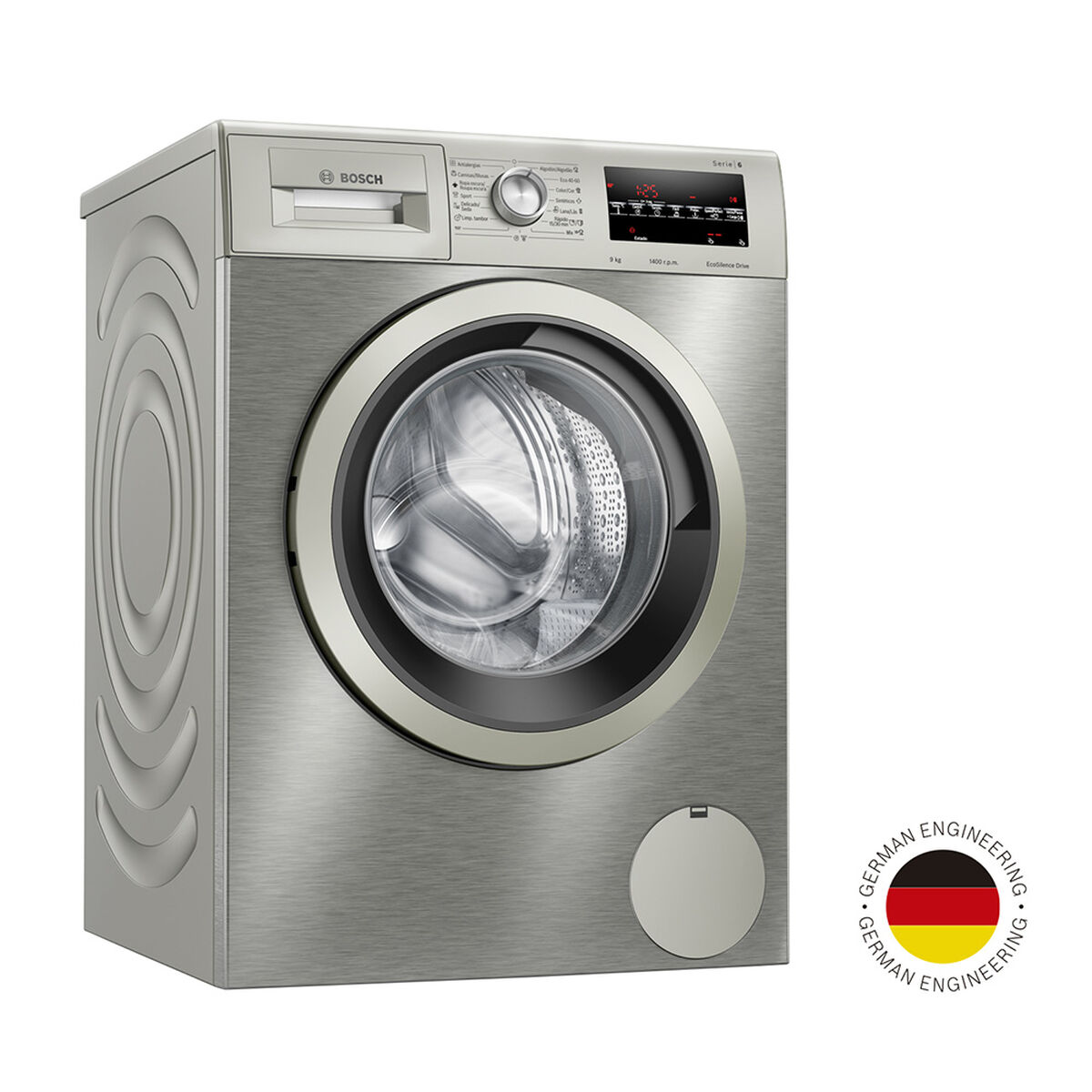 Lavadora Automática Bosch WAU28T6XES 9 kgs.