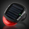 Luz Led Trasera Bicicleta Solar Contra Agua Recargable Pro Outdoor