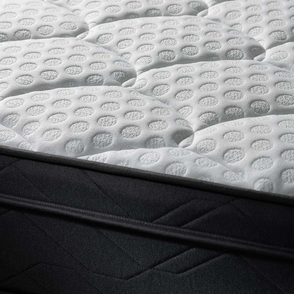 Cama Europea Drimkip 1,5 Plazas Eurotop + Respaldo Royal + Velador Rover