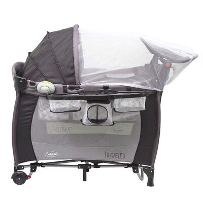 Imagen 2 del producto Cuna Corral Pack & Play Traveler Balancin Mudador Musica Gris Bebesit