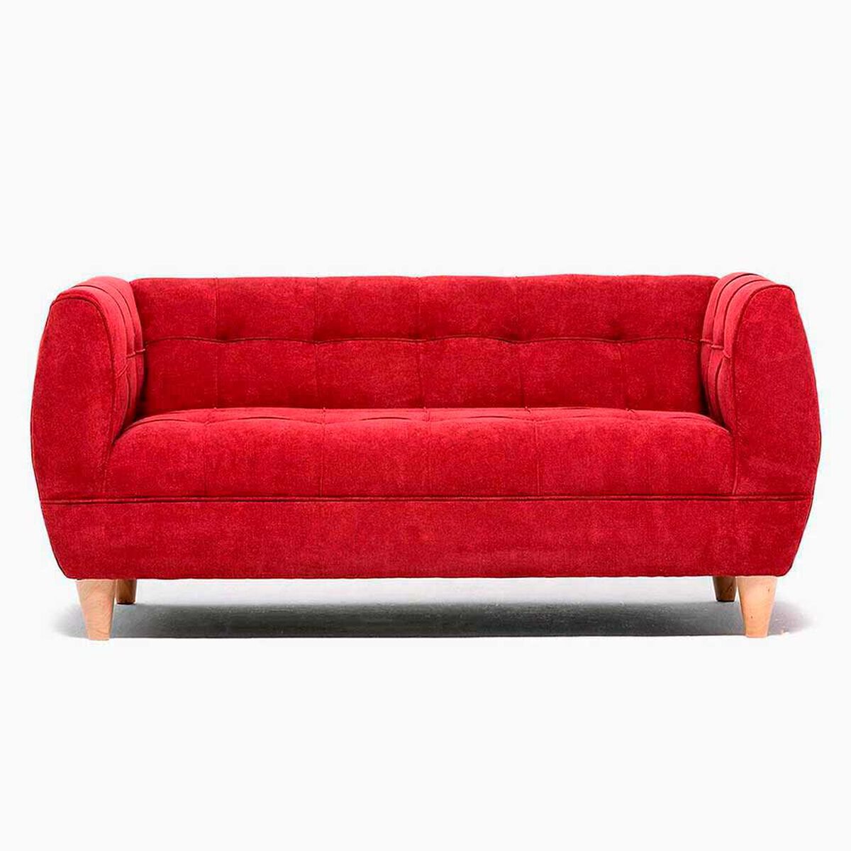 Sof&aacute; Barra Design Gracia 2 Cuerpos Rojo