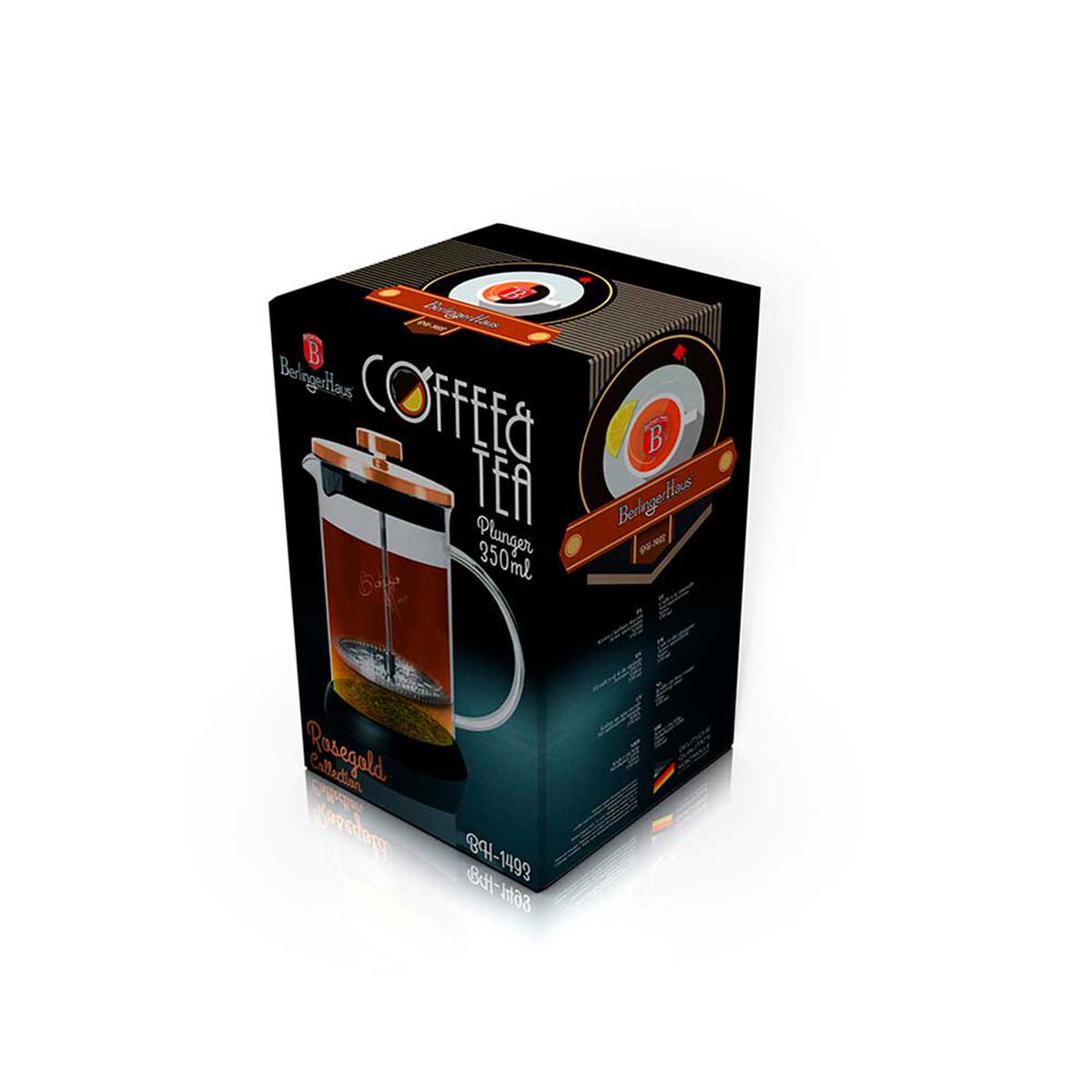 Cafetera Berlinger Haus Acero Inoxidable Cobre
