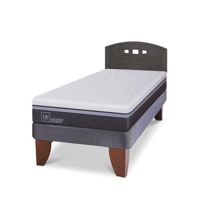 Imagen 2 del producto Cama Europea CIC 1,5 Plazas Ortopedic Advance + Respaldo Gales