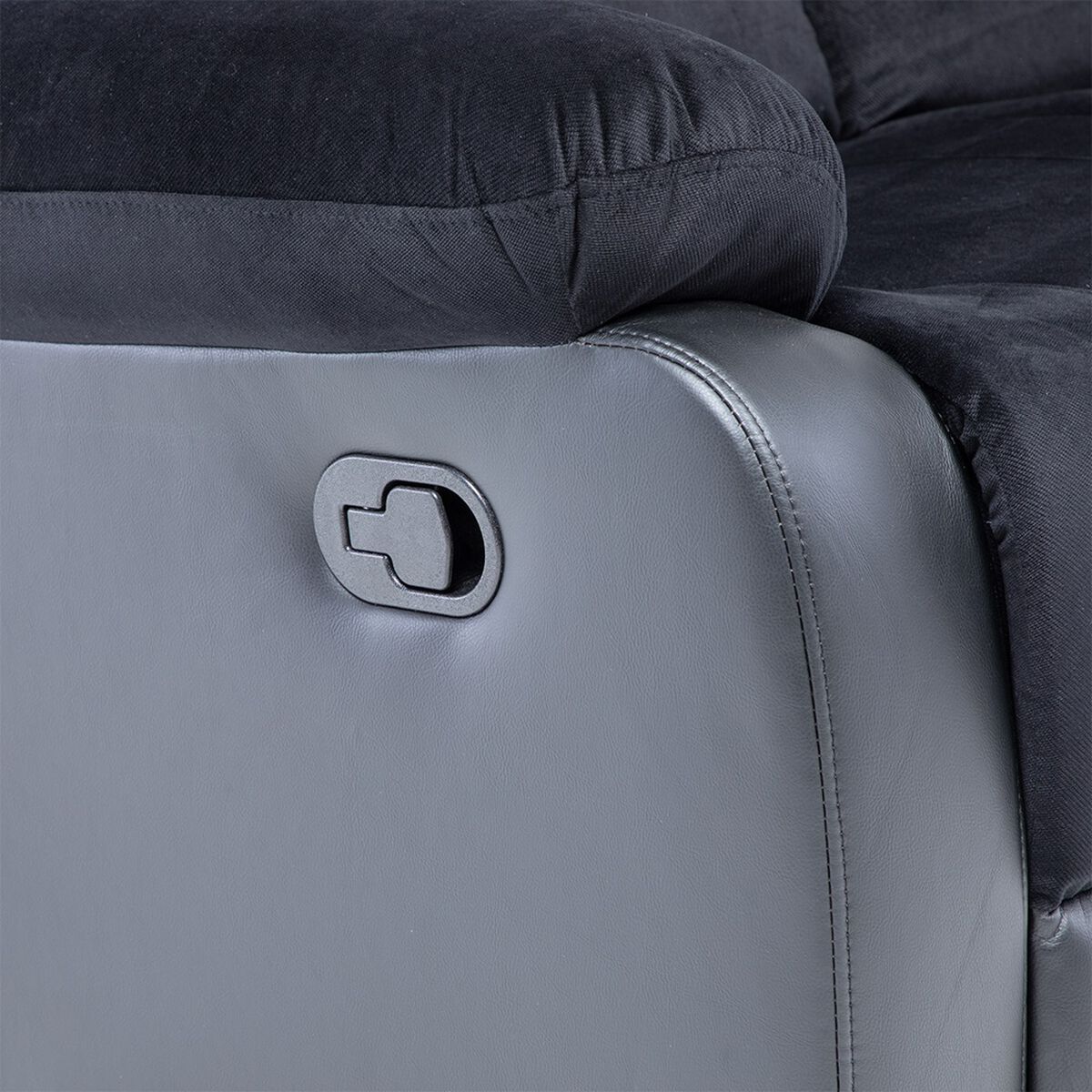 Sofa Reclinable VYS SPA Venom 2 Cuerpos Negro