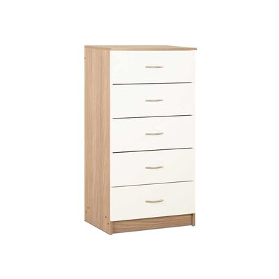 Imagen 1 del producto Cómoda Stanford 5 Cajones Bicolor