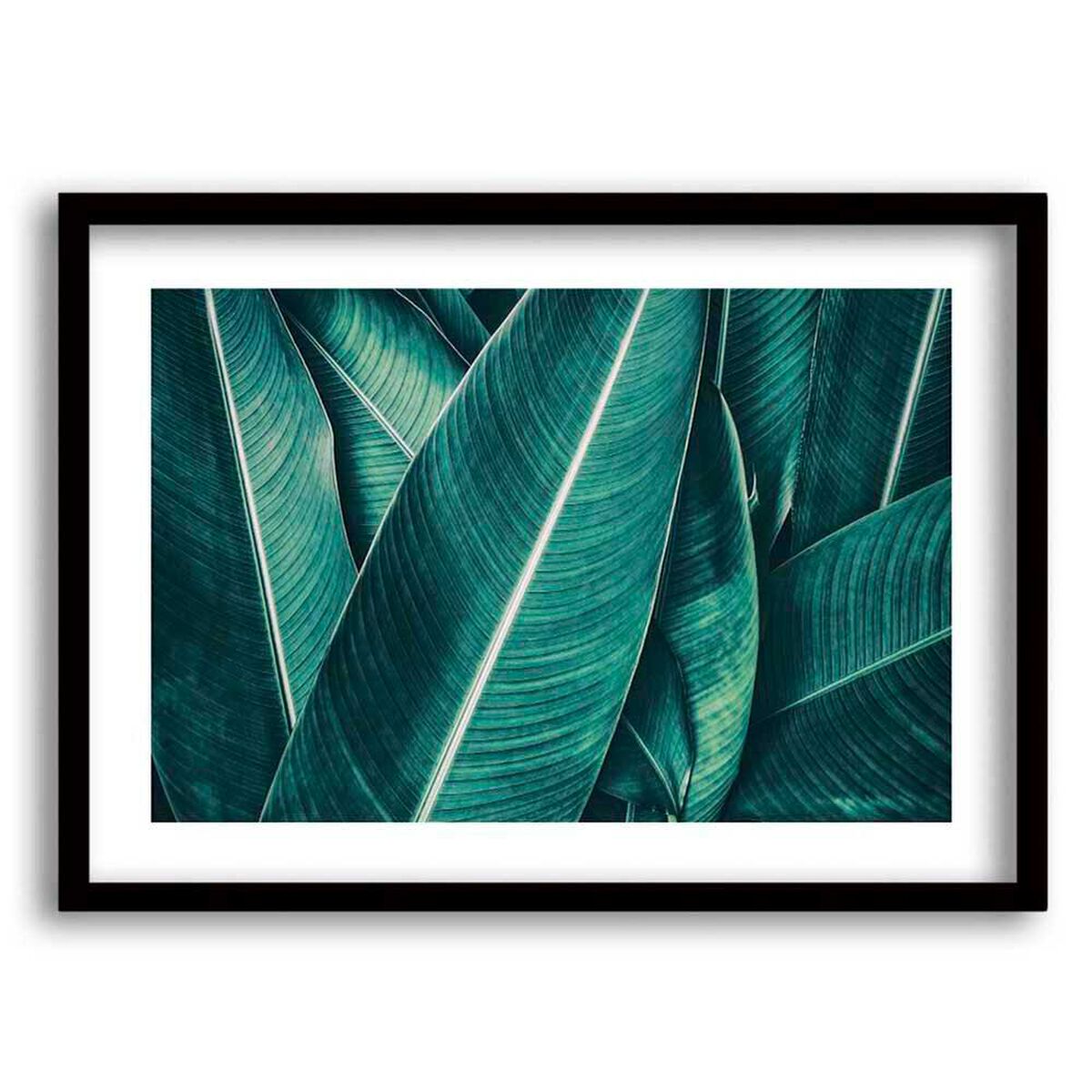 Cuadro Decorativo Retela Mix Hojas Verde 70 x 50 cm