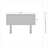 Cama Europea Celta Base Dividida 2 Plazas Bamboo + Respaldo + 2 Veladores