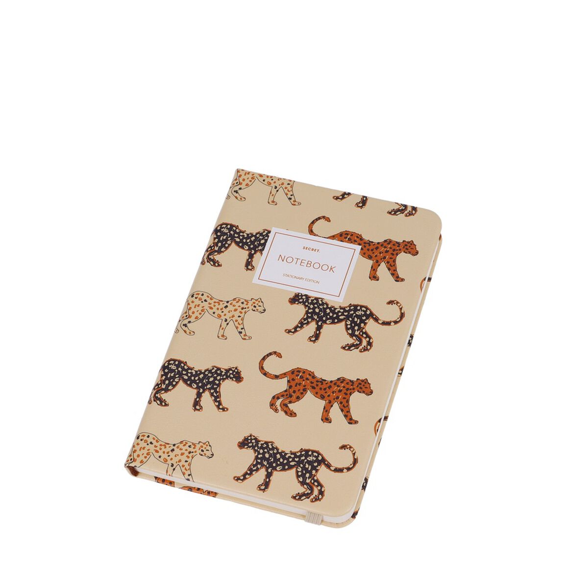 Set Libreta + L&aacute;piz + Charm Secret Sintra ST6 Leopardo